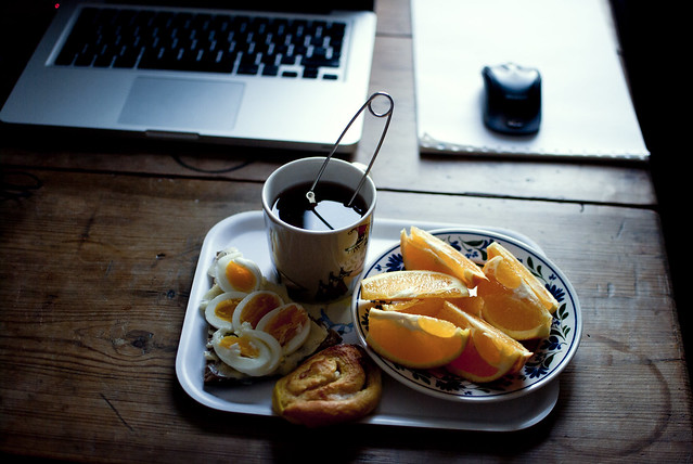yellow breakfast