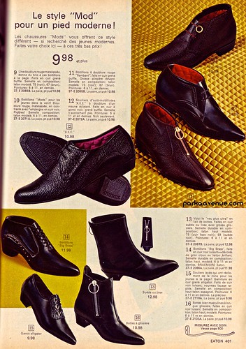 Mod Shoes 1 - Eaton's Catalog 1966 | [New post] Mail order M… | Flickr
