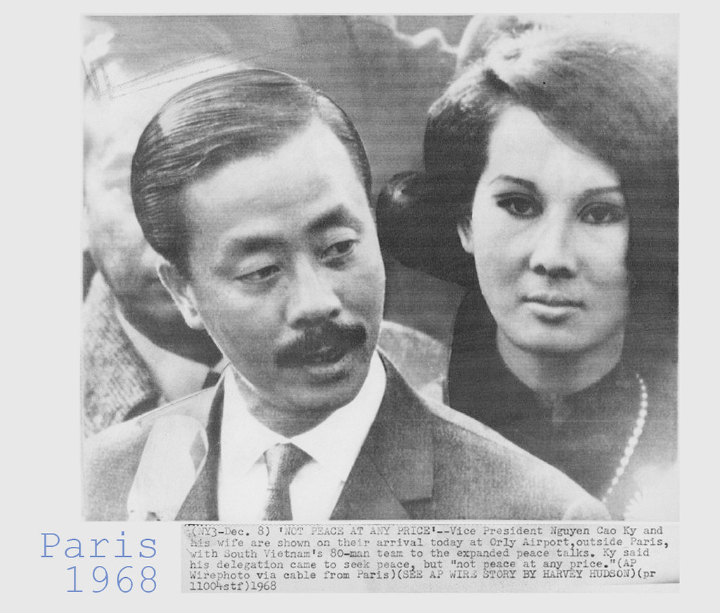 1968 "NOT PEACE AT ANY PRICE" -- Vice President Nguyen Cao Ky and...