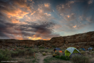 Gallo Campground sunset