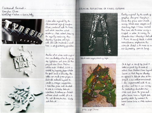 Contrasting Characters - Student Research Journal | by Hannah Deakin