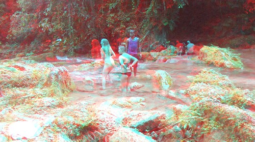 3D-Jamaica.com Babes at Reach Falls DSCF8066_ana | by Slave to 3D Imaging