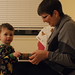 Reading w/Oma. Reading w/Oma.