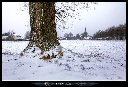 winter snow tree church grass canon belgium belgique belgië fields erlend flanders malle 60d erroba robaye
