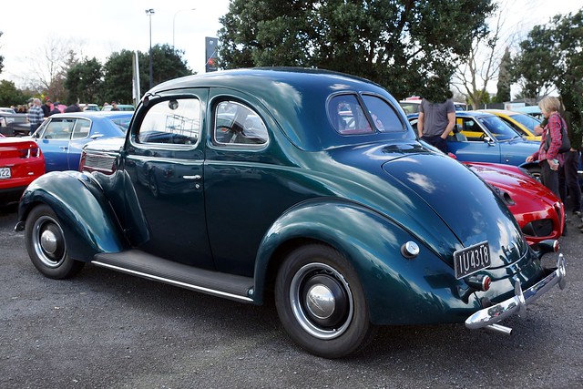 1937 Ford V8 Deluxe Club Coupe.