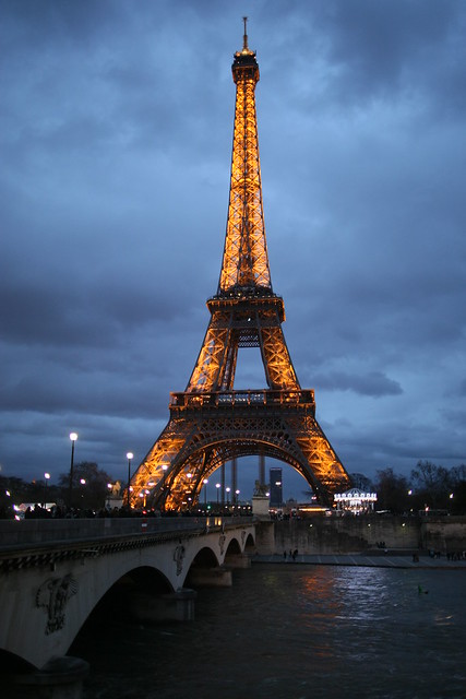 Eiffel and River Seine
