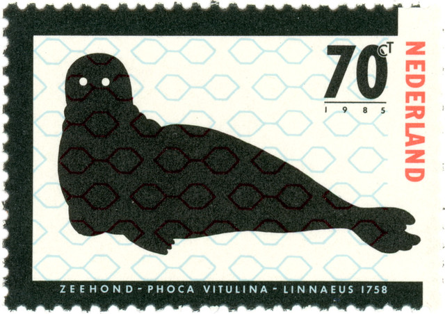 Netherlands postage stamp: seal