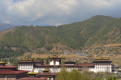 bhutan dzong thimphu 55mmf28micronikkor tashichoedzong tashichodzong