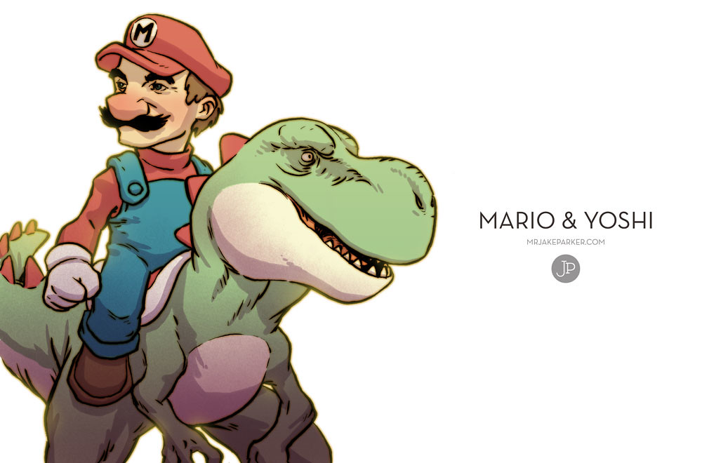 Mario & Yoshi.