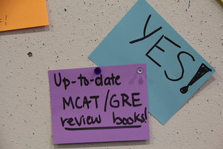 Up-to-date MCAT/GRE review books YES! | by clemsonunivlibrary