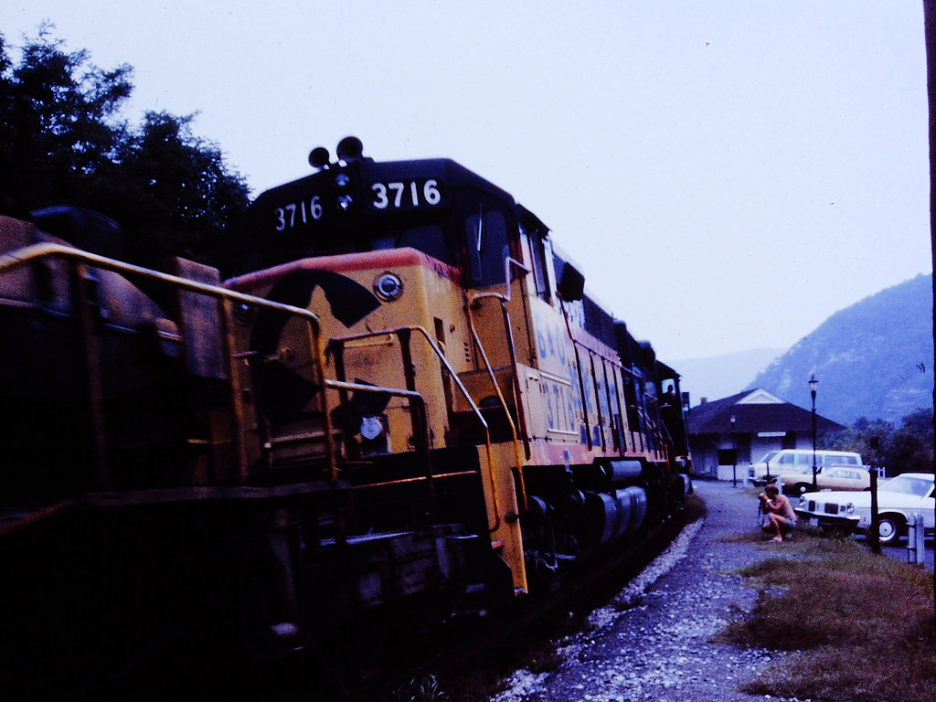Baltimore & Ohio 3716 at Harpers Ferry