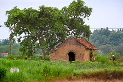 Abandoned house in rural Vietnam