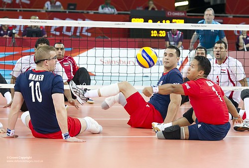 LCpl Netra Rana Taking Part in Sitting Volleyball London 2… | Flickr