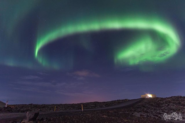 Aurora Borealis, Grindavik, Iceland