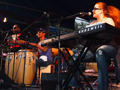 Pedrito Martinez Band at Congo Square New World Rhythms Festival 2013. Photo by Melanie Merz.