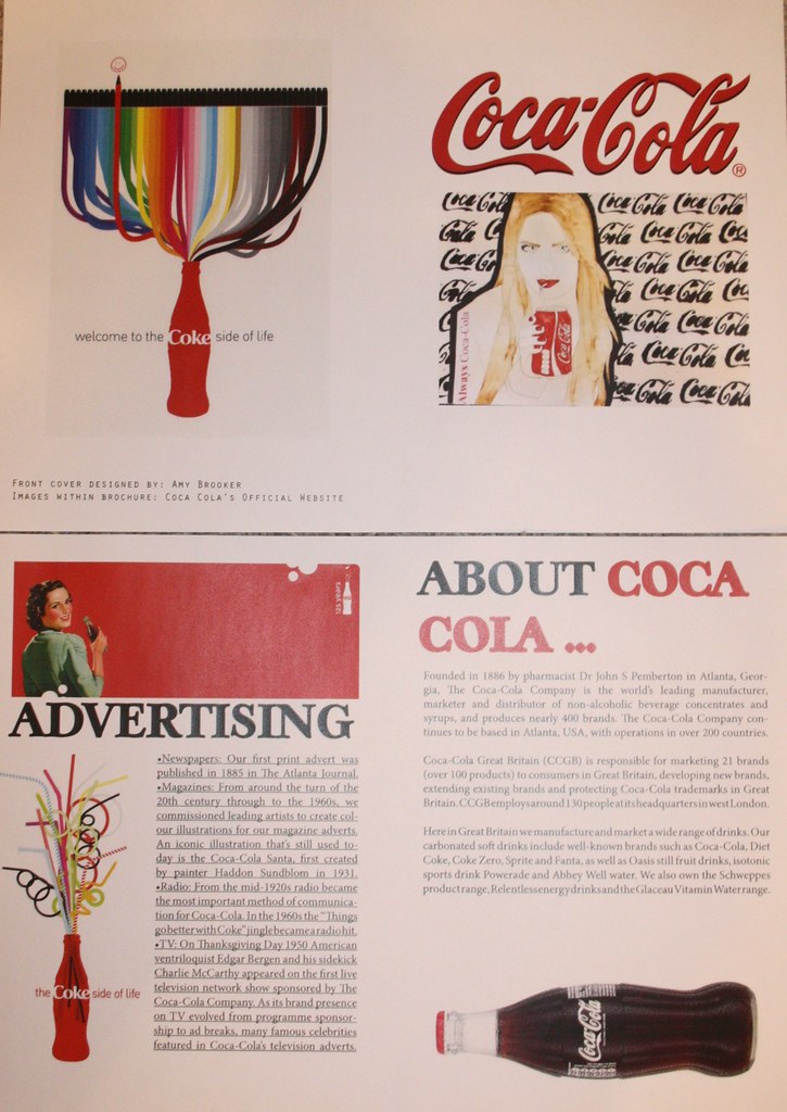 Coca Cola InDesign Leaflet | Graphics/Mixed Media Image Maki… | Flickr