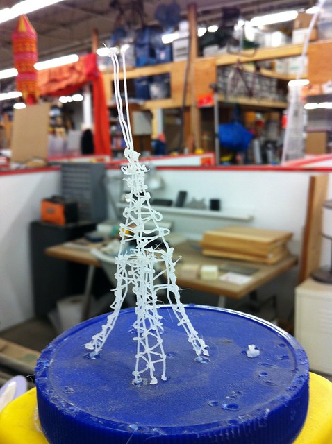 3Doodler model of the Eiffel Tower