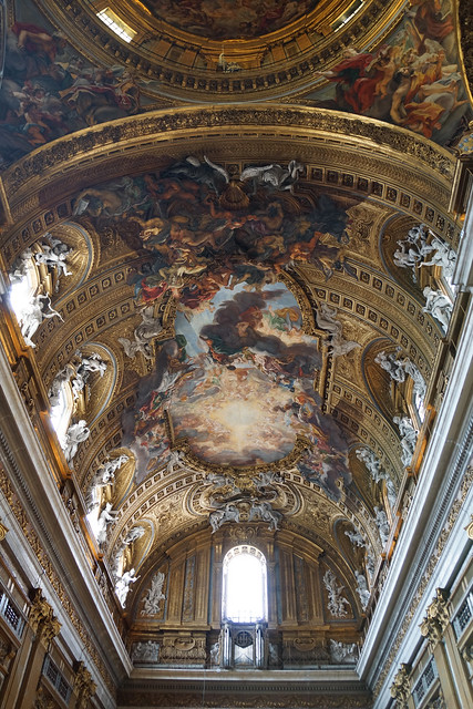 ROME-Church of the Gesu-Ceiling-No 2, 3-14-2013