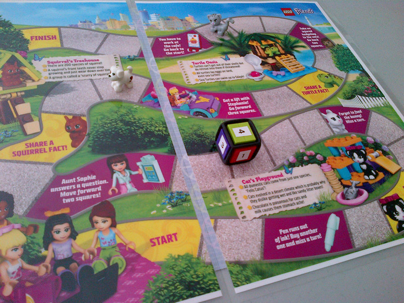 apt genopfyldning Afslut LEGO Friends Board Game 5 | Found in LEGO Club Magazine Spec… | Flickr