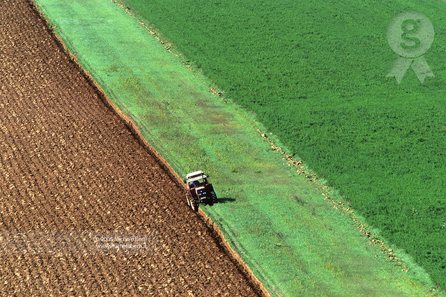 Tractor working in a field (Oct 2005)