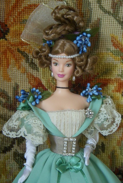 Barbie Victorian with Cedric Bear