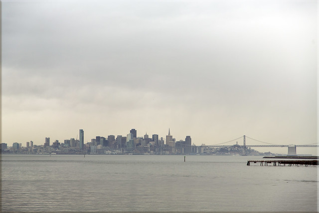 San Francisco Skyline from Aboard the USS Hornet