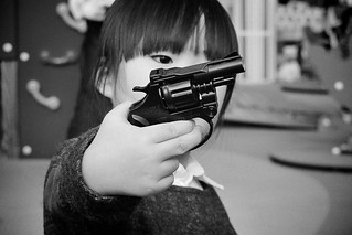 SAKURAKO pulls out a revolver! | by MIKI Yoshihito. (#mikiyoshihito)