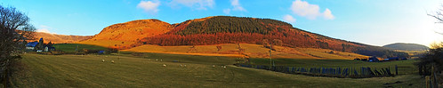 light panorama mountain wales rural sunrise landscape spring hills photomerge dslr stitched conwy canonefs1855mmf3556 cwmpenmachno canoneos60d photoshopelements9