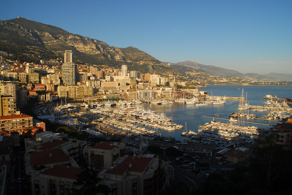 Marina from the Palace,Monaco