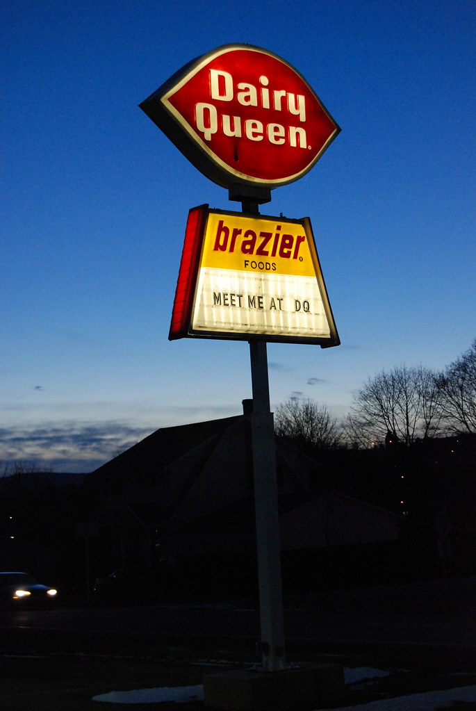 Dairy Queen / Brazier Foods signs - Altoona, PA | One of the… | Flickr