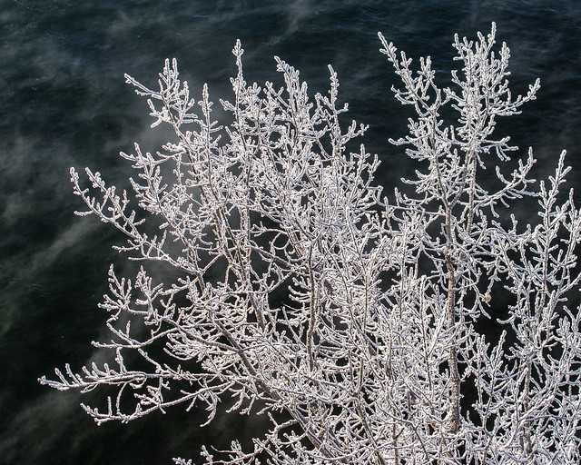 frost over the river