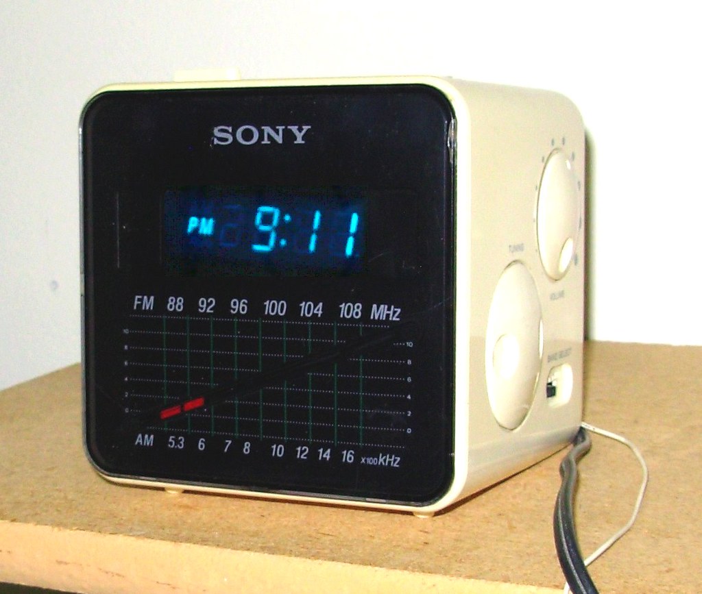 Sony Cube Clock Radio mid 80s