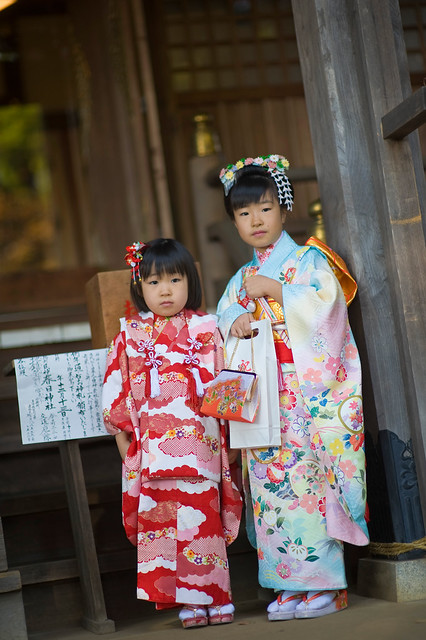 Dressed Up For Seven-Five-Three Festival, Shichi-Go-San 七五三