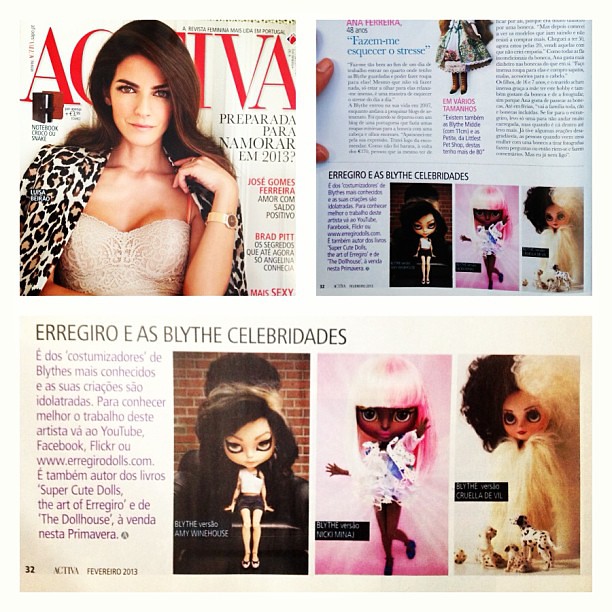 Erregiro en Activa Magazine de Portugal.