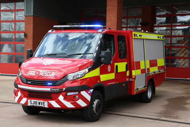 SJ18 WVE | Devon and Somerset Fire and Rescue | Iveco Daily | RIV