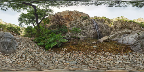 landscape trekking rocks cascate cascata piscinairgas sardegna paesaggio sardinia view360 equirectangular equirettangolare 360 equirettangolarehdr