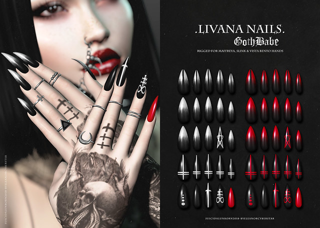 Livana Nails .GothBabe.