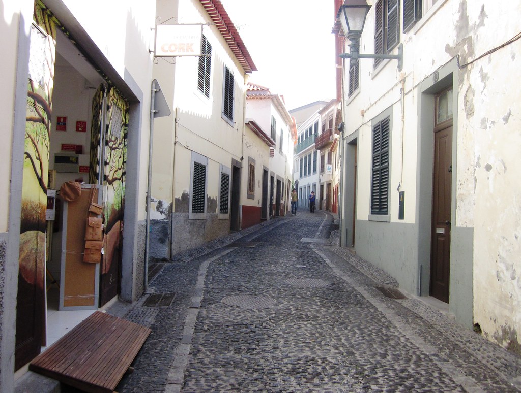 Cobbled street in Funchal