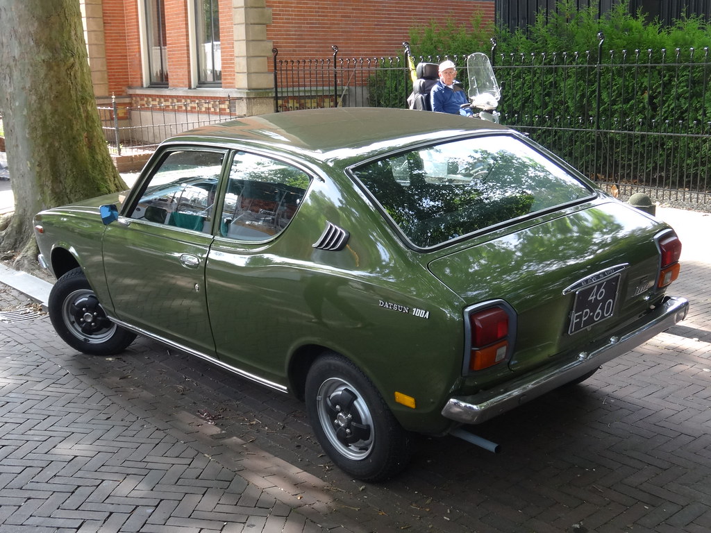 1975 Datsun 100A Cherry | The Cherry was the car that establ… | Flickr