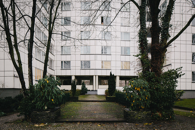 Edifício em Hansaviertel por Alvar Aalto, Berlin, Alemanha