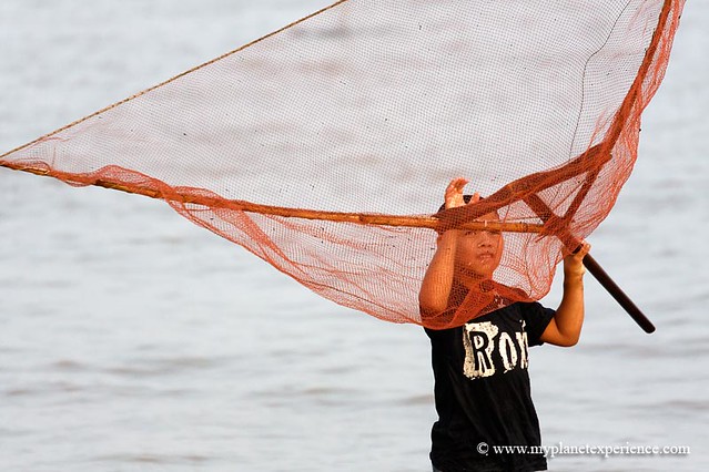 A young fisherman - Tonle Sap Lake, Cambodia