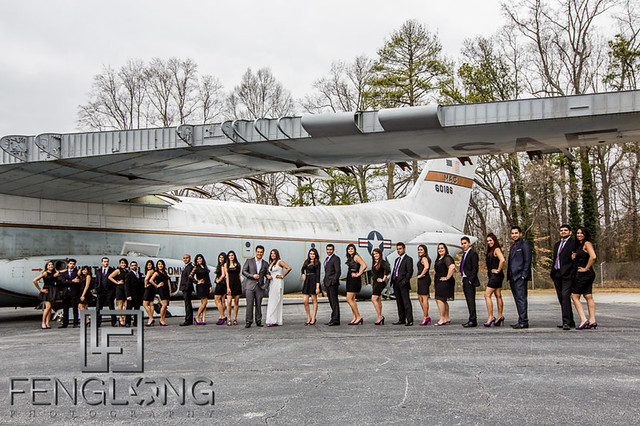 Kanwal & Ali's Pre-Wedding Shoot | Aviation Wing of the Marietta Museum of History | Atlanta Indian Wedding Photography