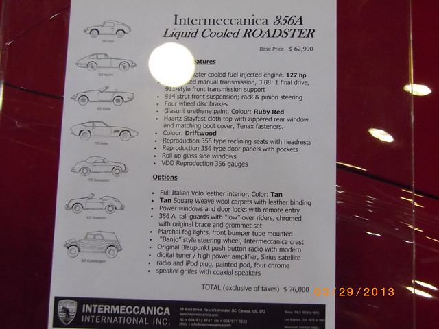 Intermeccanica 356-A Roadster