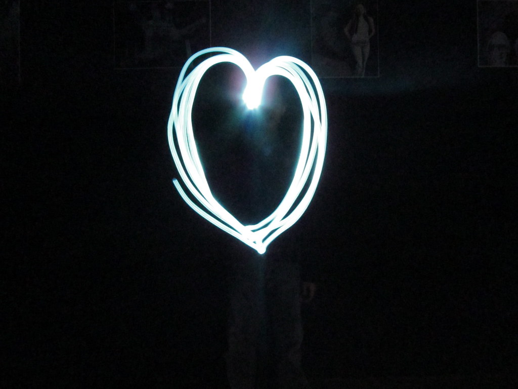 Heart | Tried out light art in my photography class. It's a … | Flickr