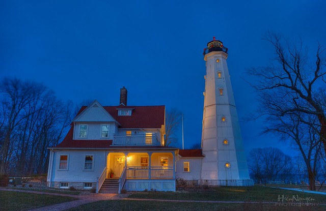 North Point Lighthouse on Bluehour