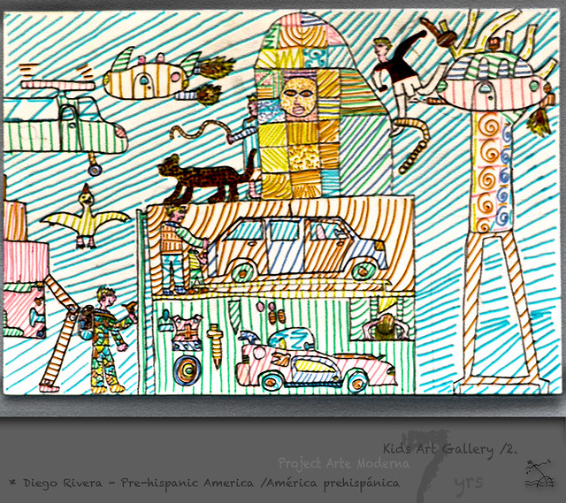 KidsArt 7 yrs) _2* Diego Rivera: Pre-hispanic America /América prehispánica