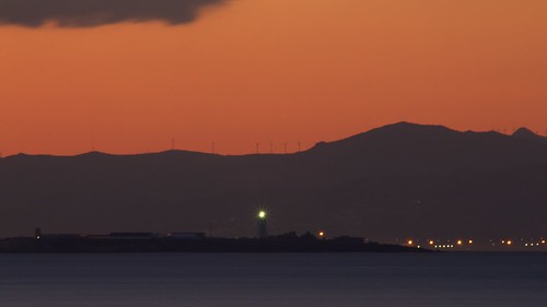 lighthouse sunrise faro amanecer tarifa rif straitofgibraltar estrechodegibraltar جبال rifrange الريف‎