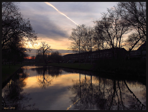 reflections lakes ducks sunsets dordrecht ponds airplanestrips hugodegrootlaandordrecht