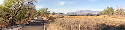 newmexico water solar canal acequia energy riverside south albuquerque drain trail fields production panels nm joeldeluxe pathway irrigation solarpanels riogrande southvalley riobravoblvd