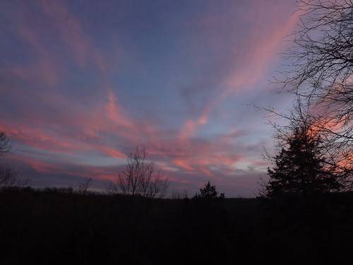 Warm Winter Sunset by gregnboutz, This was from a sunset on an exceptionally warm day in JC, MO. The day was mostly clear until the ev